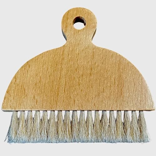 Eco-Friendly, Wooden Bamboo With Sisal Bristles - Elegant Hand Brush And Dustpan Multi-Purpose Set Ideal For Wfh Workstation, Home, Kitchen, Dining Table, Or As A Gift #TOP3