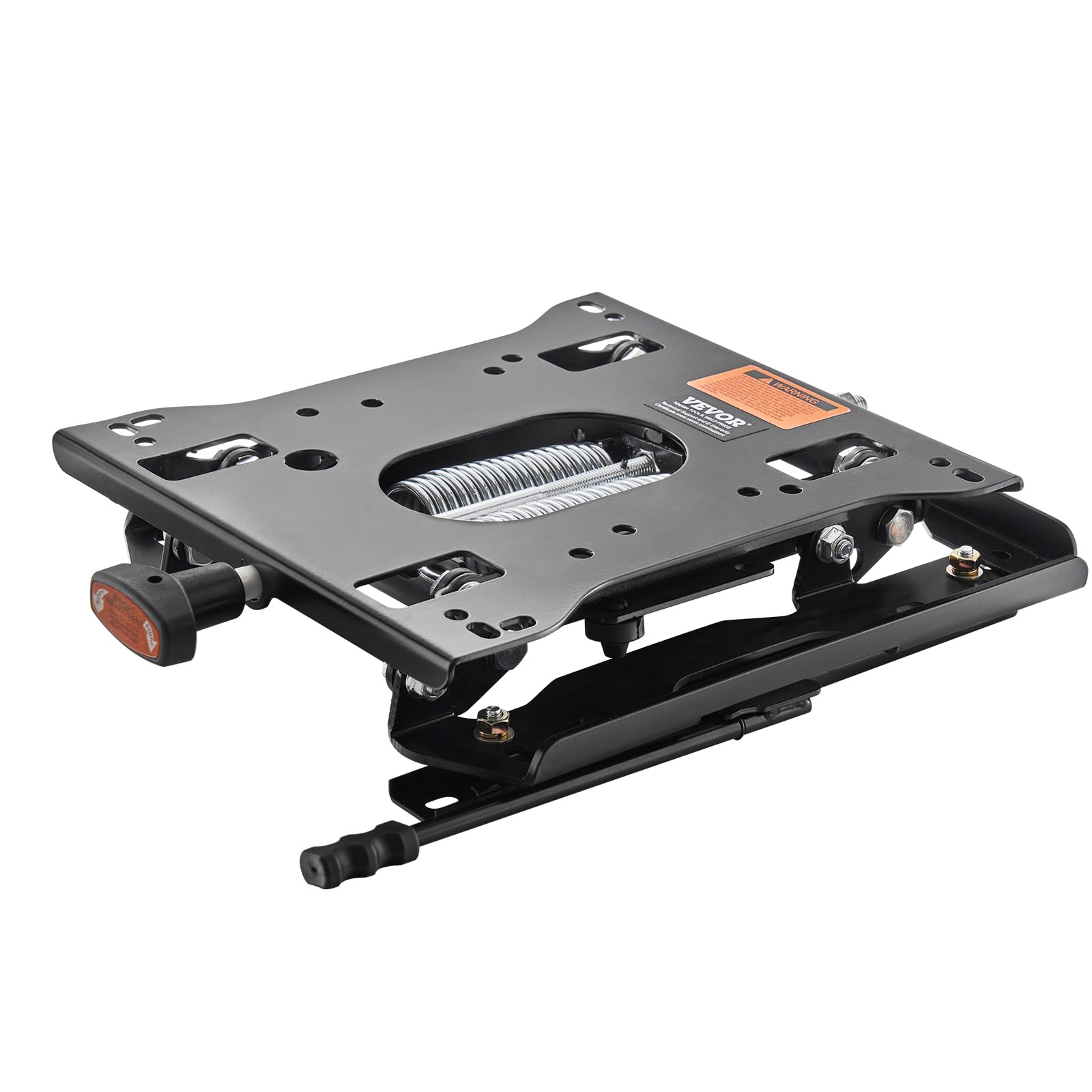 VEVOR Kit Suspension de Siège de Chariot Élévateur Universel, 46x32,5x9 cm, Suspension de Siège de Tracteur avec Glissière, Réglable de l'Avant vers l'Arrière 150 mm, pour Chargeur, Tondeuse à Gazon