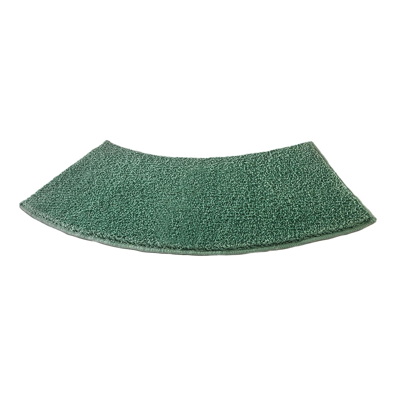 Tapis de bain incurvé vert pour sécuriser votre sortie de baignoire