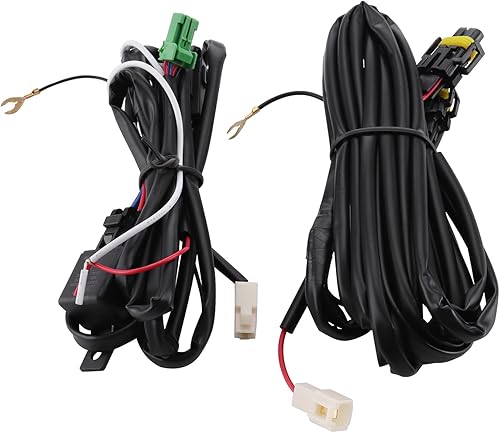 Miniatura 7 de MotorFansClub Kit de luces antiniebla LED para Nissan Rogue 2021 2022 2023, parachoques delantero, luz de conducción con interruptor de cableado,