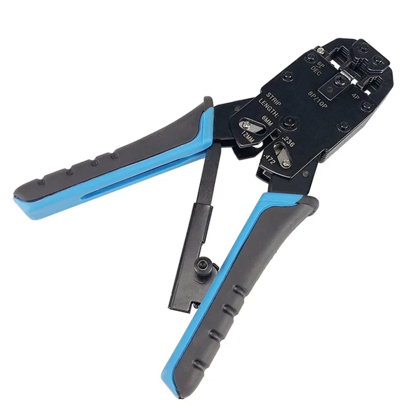 Pinza crimpatrice for cavi di rete LAN RJ11 / RJ12 / RJ45 / RJ50 8P 10P 6P 4C