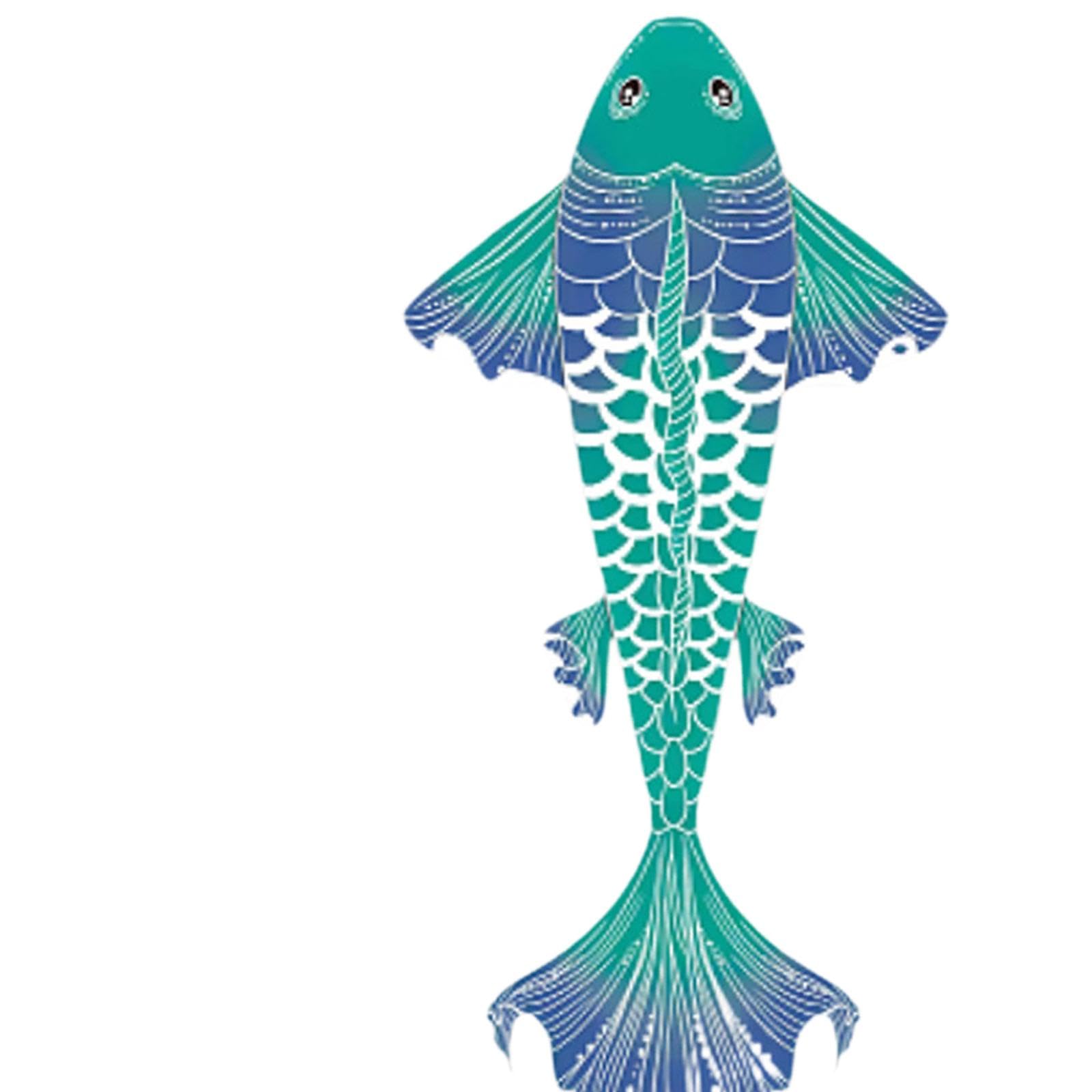 Aquilone a Forma di Pesce Koi Grande, Aquilone a Forma di Pesce Fortunato, Creativo, Versatile, Leggero, Grande Manica a a Forma di Koi per Spia
