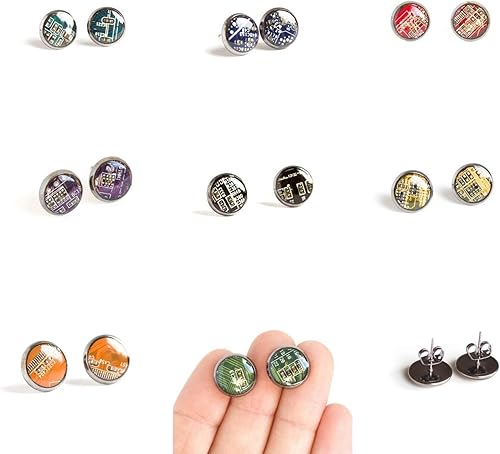 Miniatura 4 de Pendientes de tuerca para placa de circuito, 0.394 in