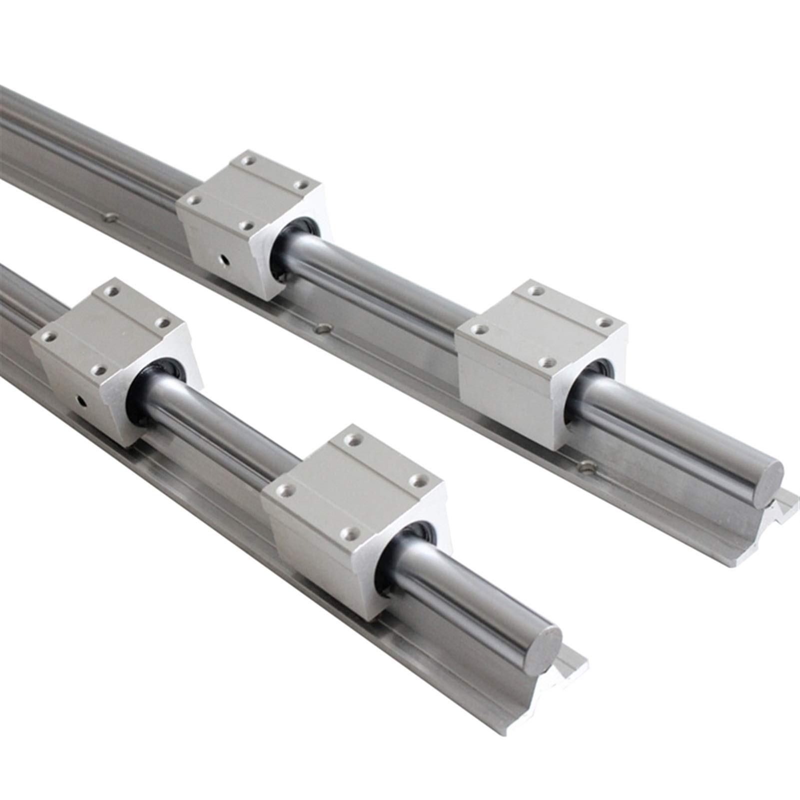 Profesjonalna prowadnica liniowa 16 mm SBR16 200-1500 mm z pełnym podparciem i liniowym blokiem łożysk SBR16UU, część CNC. (blok 2p szyn 4p, 800 mm)