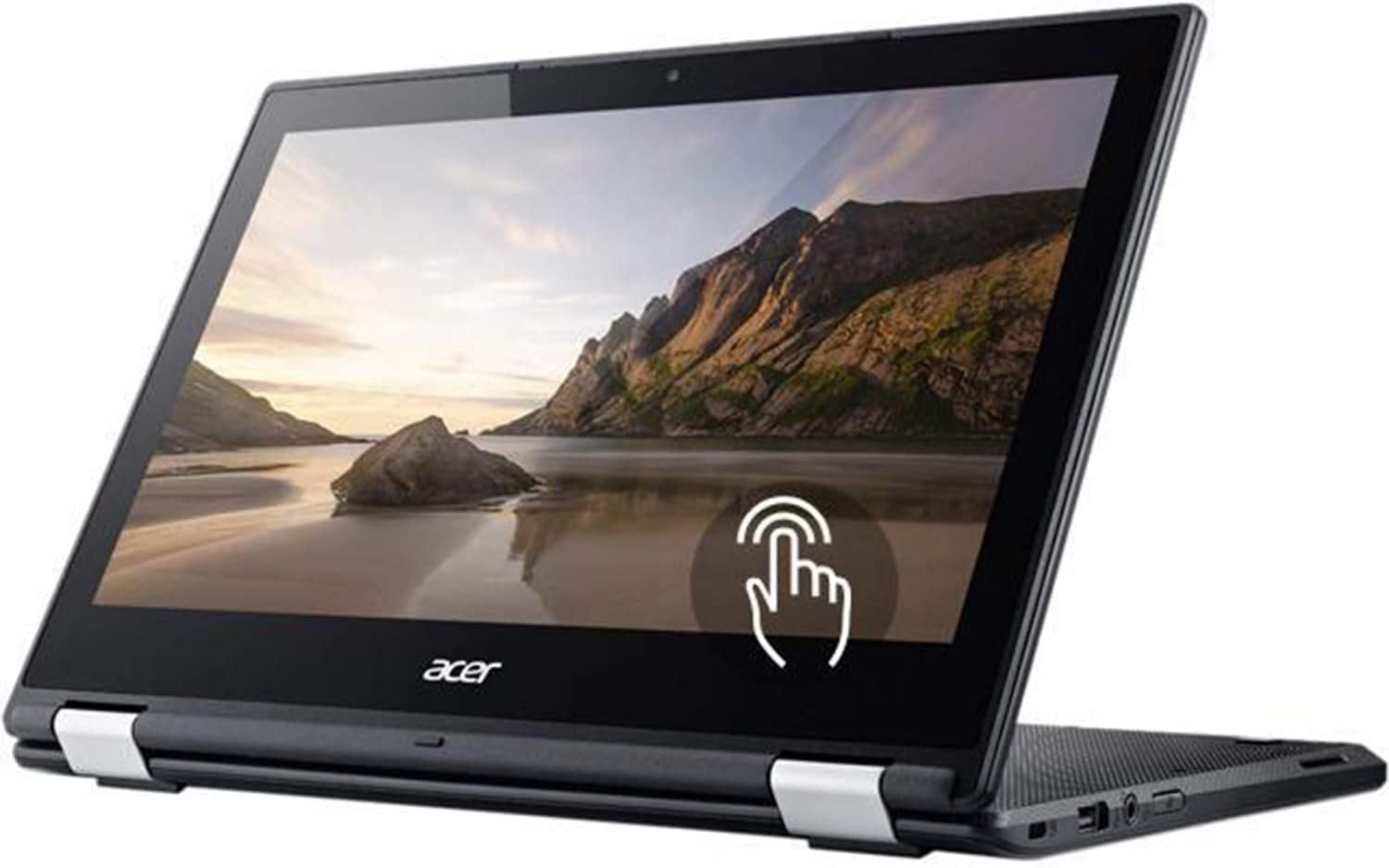 Acer Chromebook R11 Series Laptop, Intel Celeron N Series CPU, 4GB DDR3 RAM, 16GB SATA HDD, 11.6 inch Touchscreen Display, CHROME OS (Renewed) with 15 Days of IT-Sizer Golden Warranty