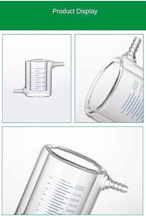 Laboratory Thickened Double-Layer Heat-Resistant Glass Jacketed Beaker Photocatalytic Reactor 50 100 150 200 250 500 1000 Ml(50ml)