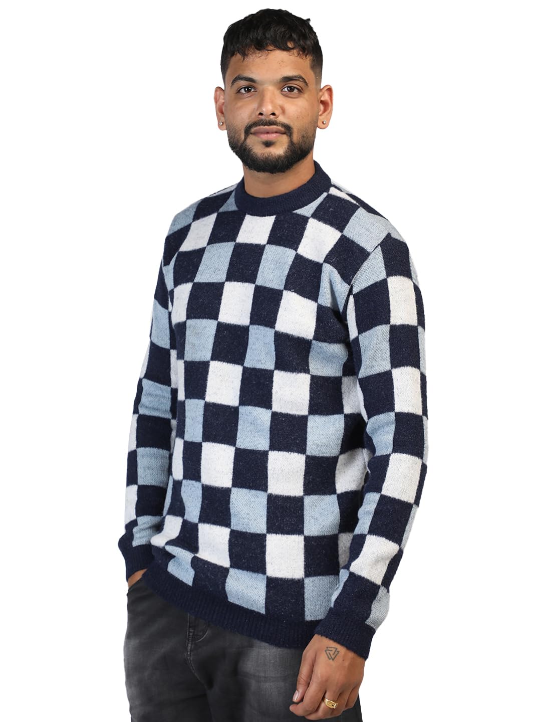 porshe Round Neck Winter Pullover Sweater for Men Soft Fabric Regular Fit Stylish & Cozy Si_502-picture-25