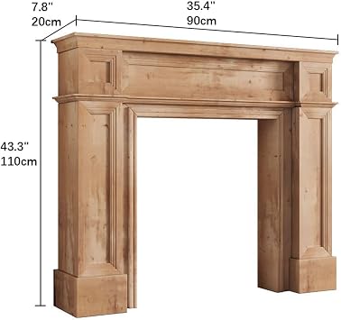 Narrow Console Table, Farmhouse Wooden Sofa Table Small Rustic Entryway Table for Hallway, Behind The Couch, Living Room, Foyer(39 Inch Table, Natural)