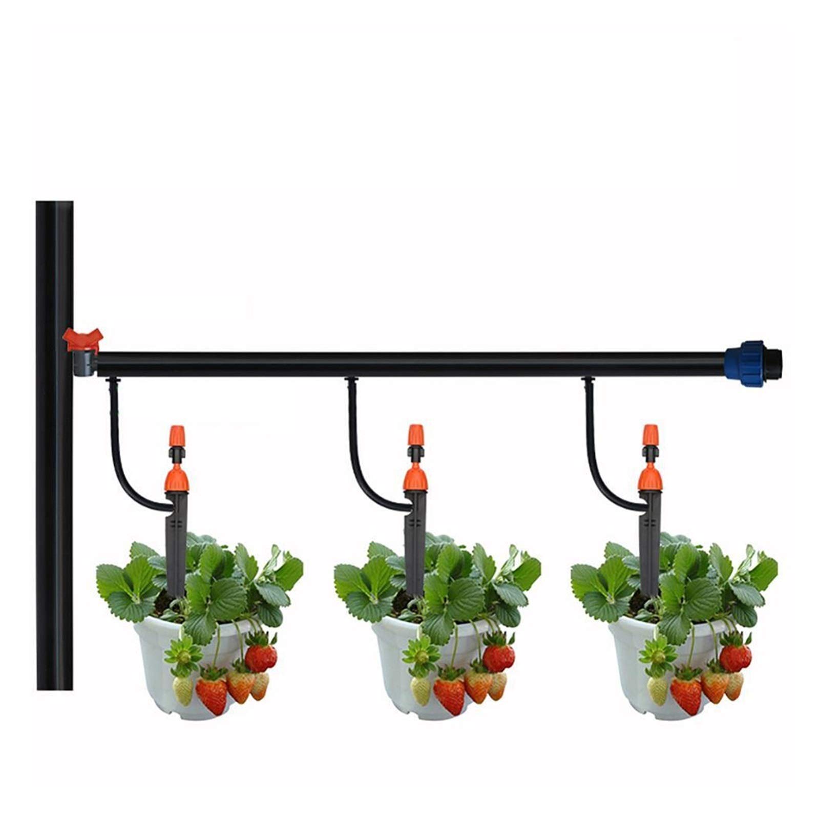Rociador de riego de jardinería 50pcs Garden Socket Spray Dripper Everhouse ajustable Sistema de riego agrícola