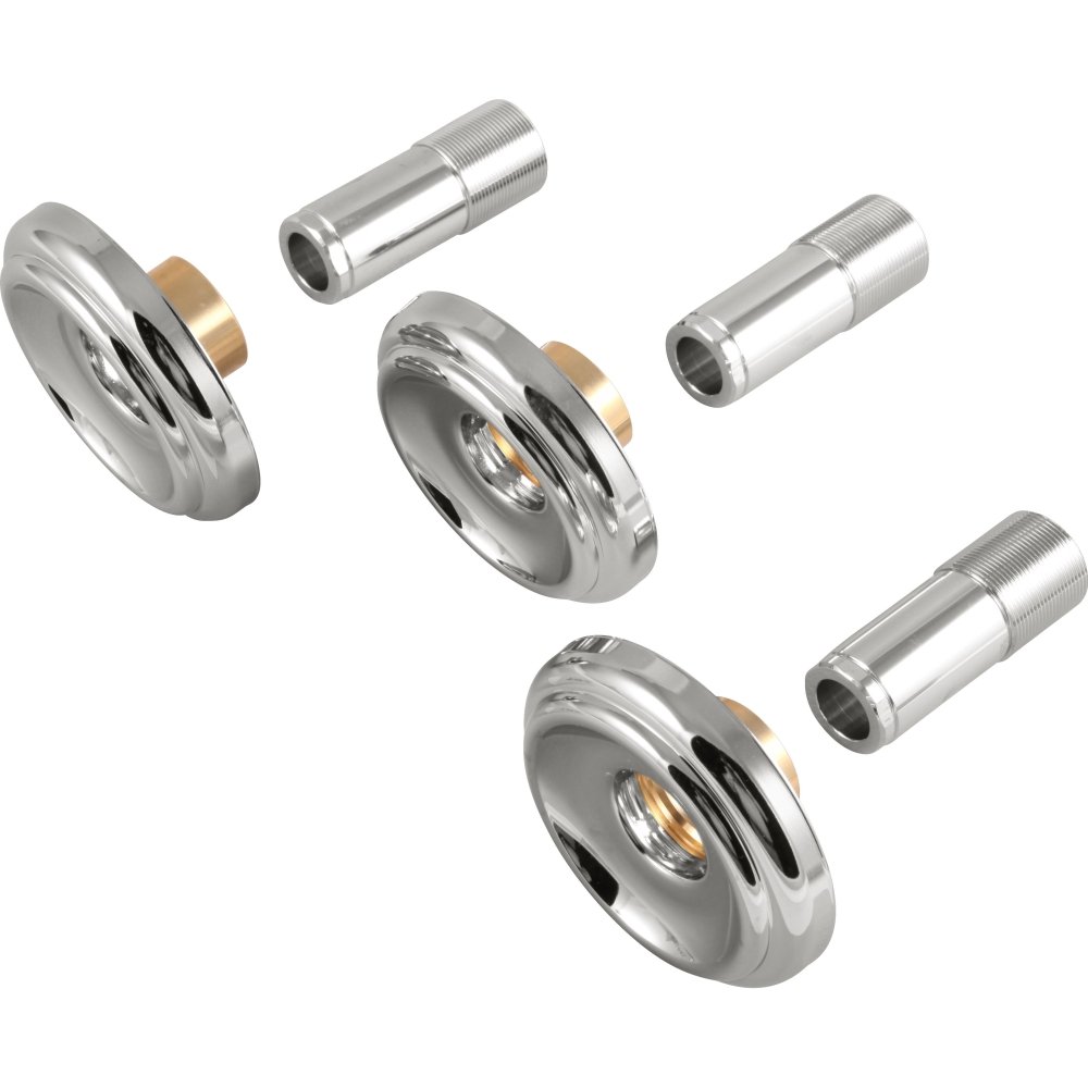 Delta Faucet RP18312 Metal Escutcheons and Sleeves, Chrome 