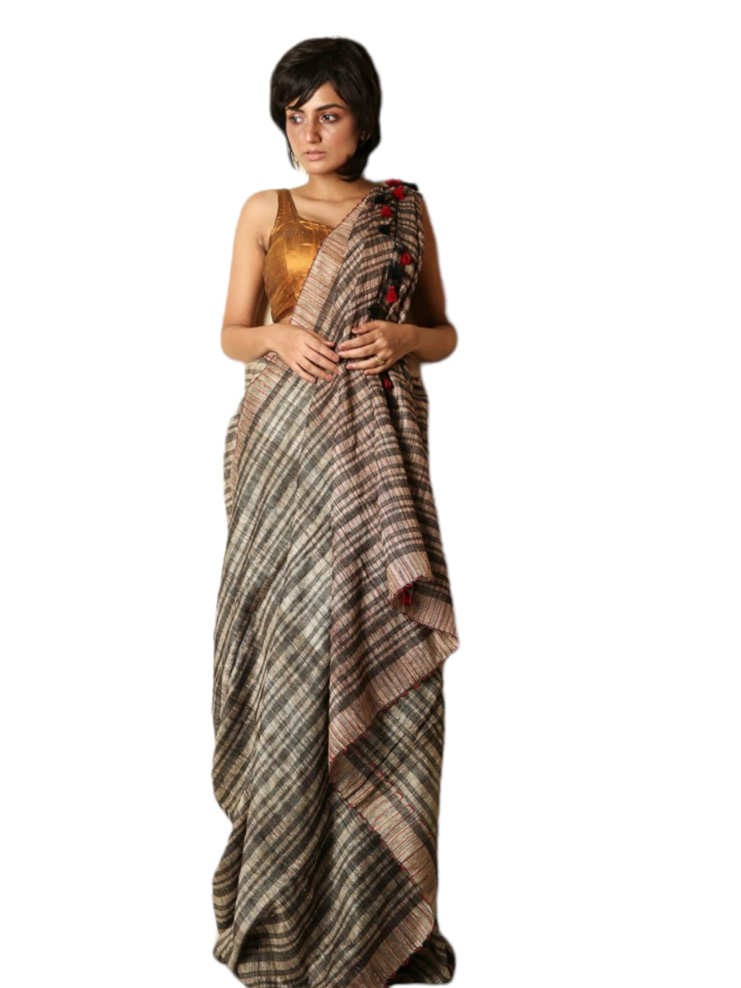 Basak Creation Ketiya Gicha Handloom Saree