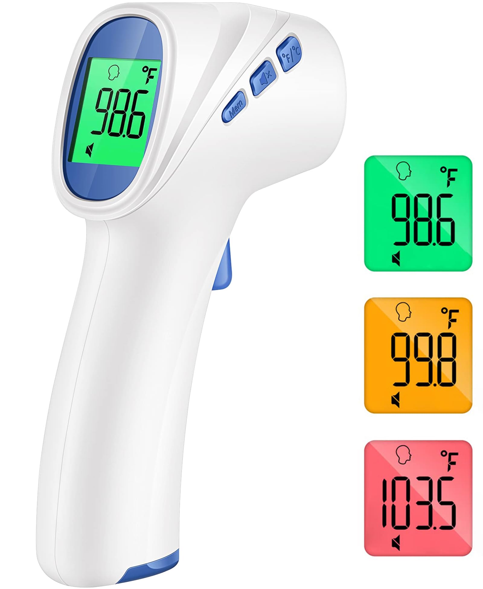 Forehead Thermometer for Adults and Kids, Digital Baby Thermometer with Fever Alarm, Fast Accurate Results, Home Medical & Nurse EssentialsForehead Thermometer for Adults and Kids, Digital Ba…