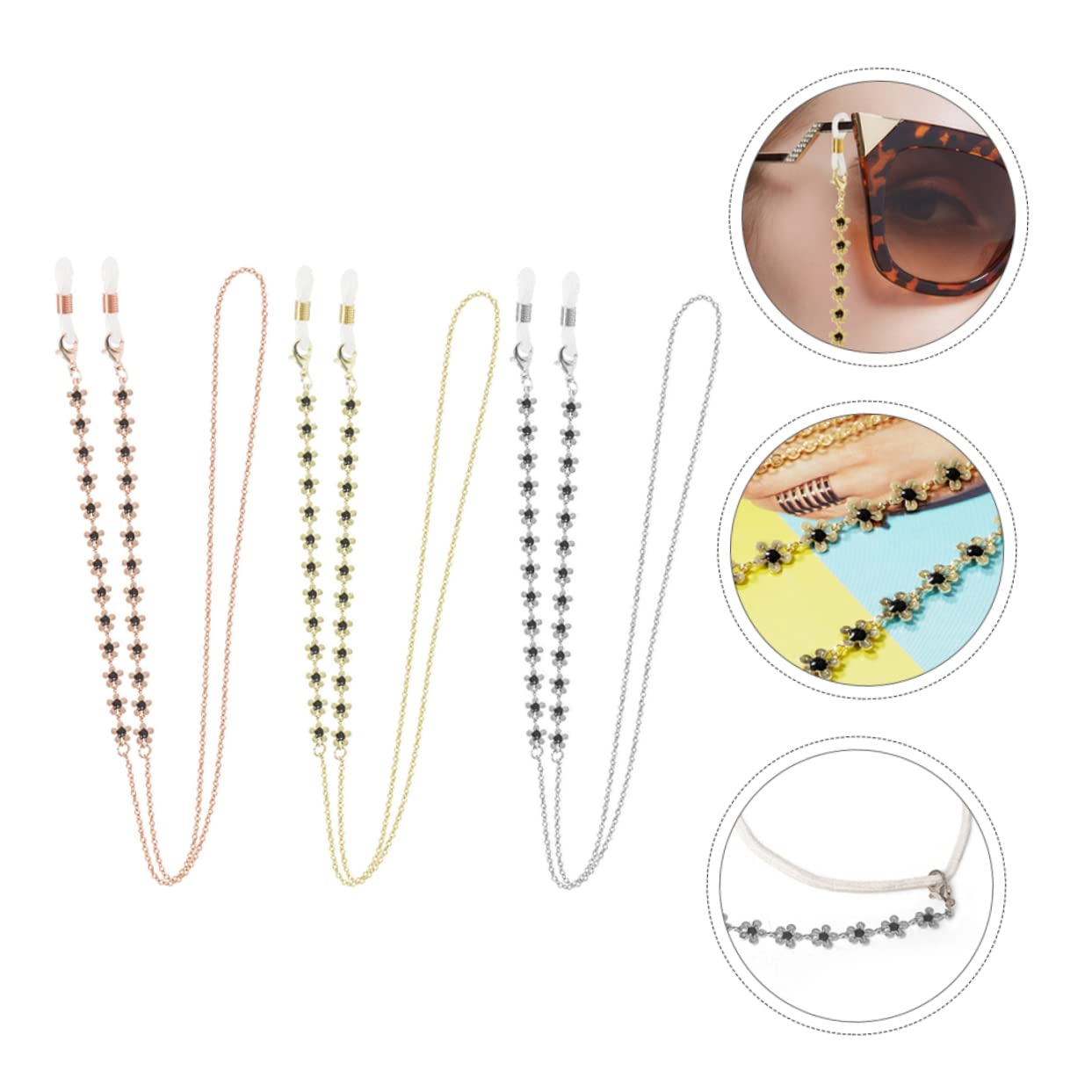 Cadena De Gafas Soporte Para Anteojos Estuche De Gafas Doble Estuche Para Gafas Carcasa Dura Estuche Doble Para Anteojos Ligero Estuche De Anteojos Cobre