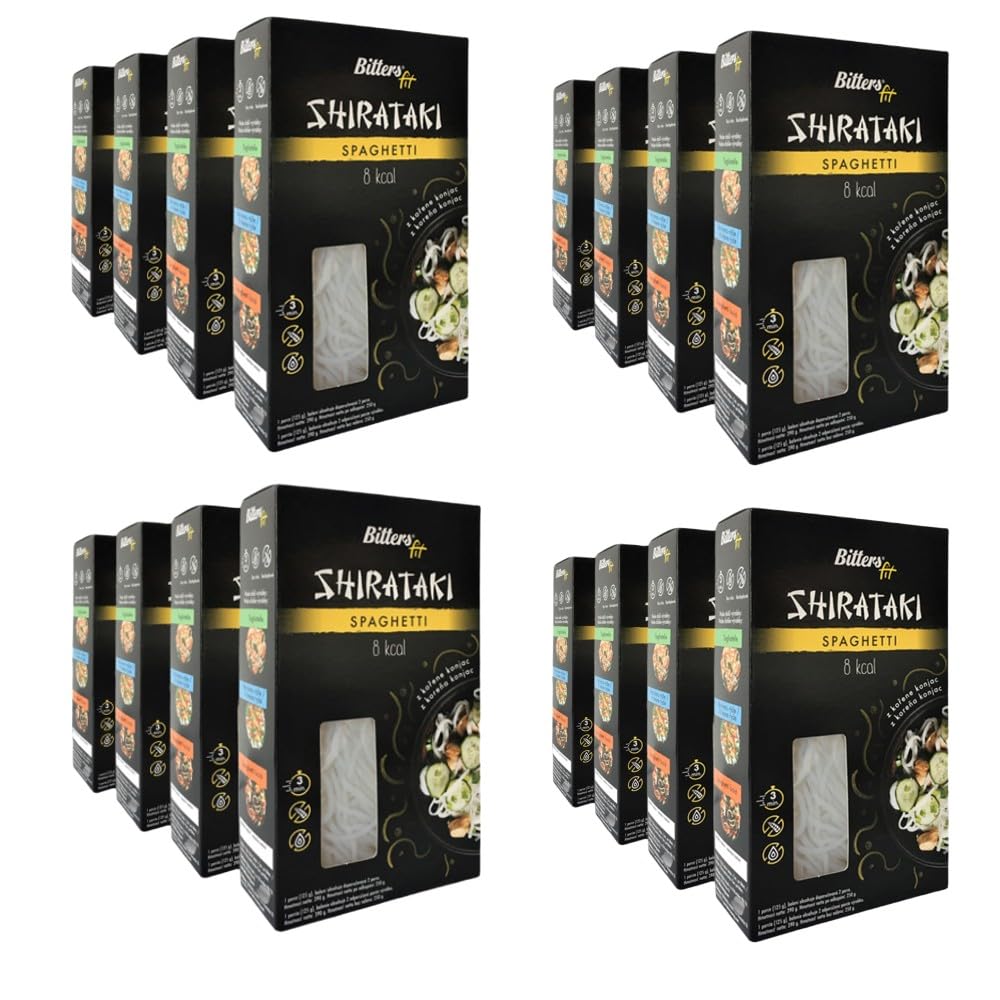 Bitters Shirataki Konjak Pasta - Spaghetti Slim, 16x390g