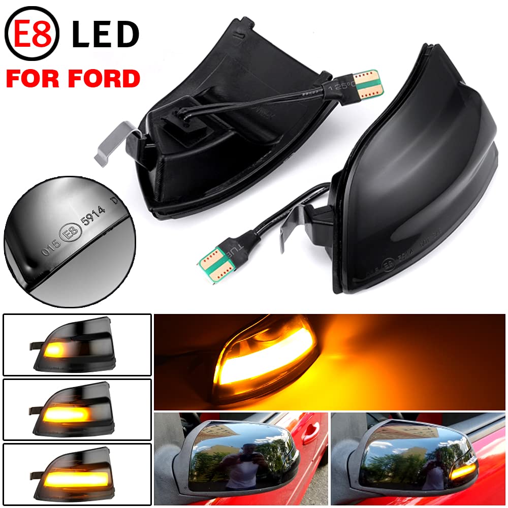 Clignotants Dynamiques LED Pour Rétroviseurs Ford Edge 2015-2019 - Lot De 2 (gauche + Droite)