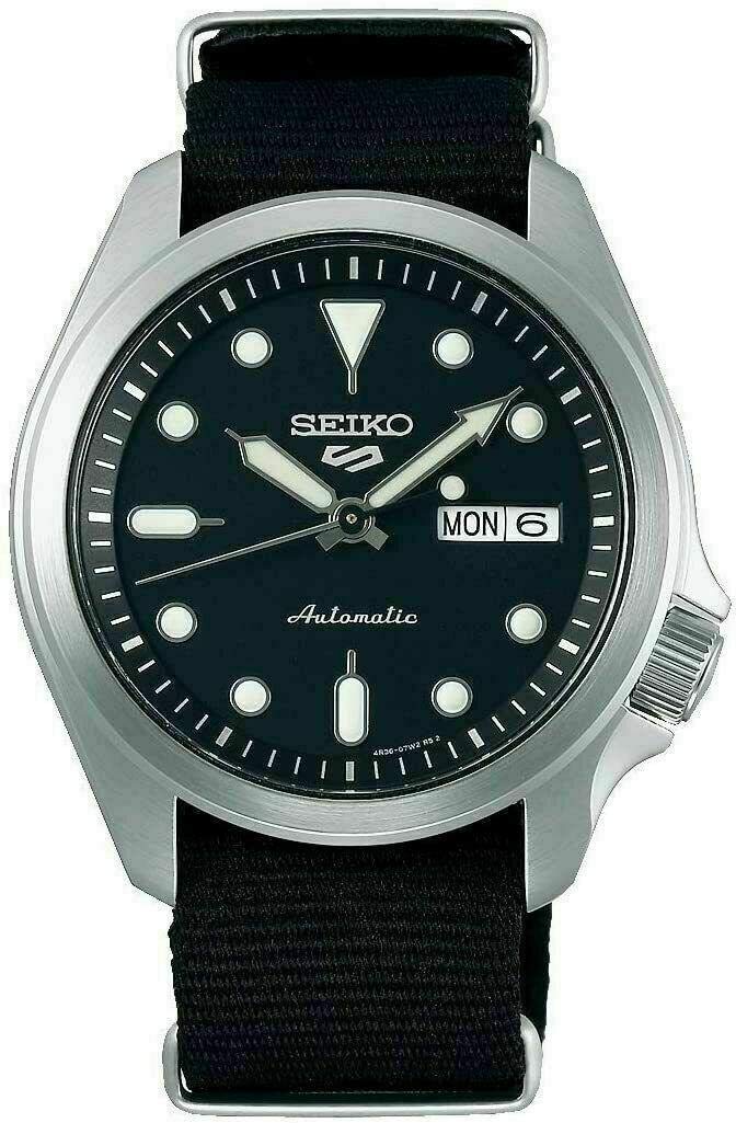 Seiko Orologio Analogueico Automatico Uomo con Cinturino in Nylon SRPE67K1