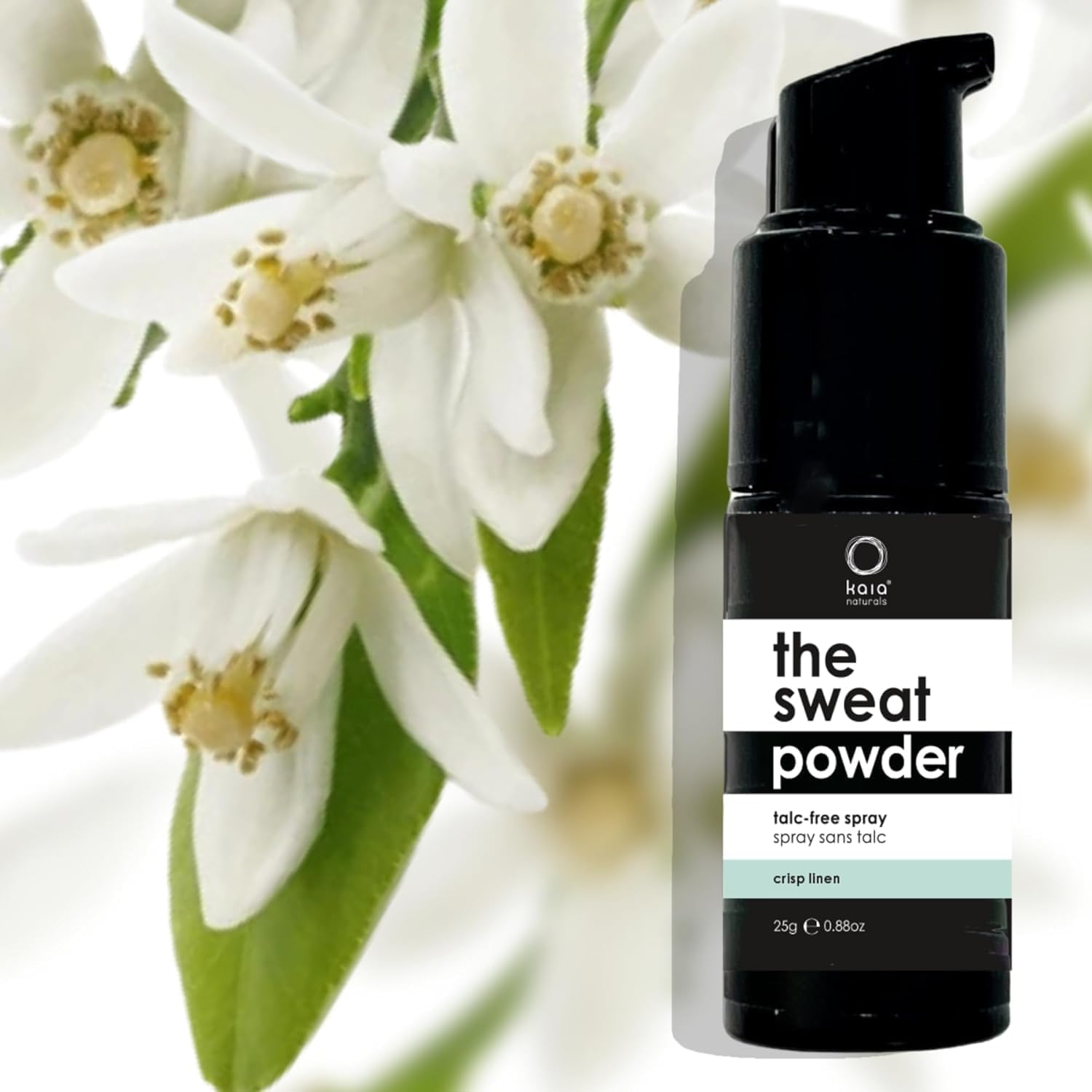 Kaia Naturals The takesumi Detox® The Sweat Powder Talc Free Spray – Crisp Linen, Talc-Free Magnesium Powder, Sweat Control for Body & Underarms 25g/0.8 oz - Image 6