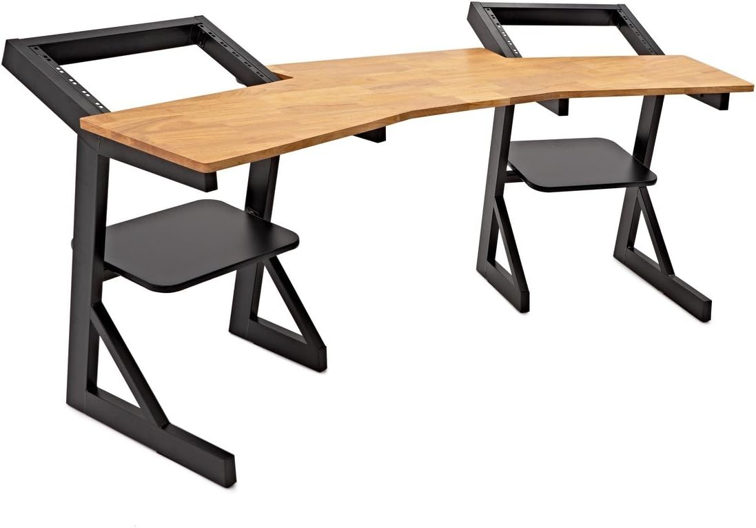 gear4music Pro Audio Studio Desk, 12U
