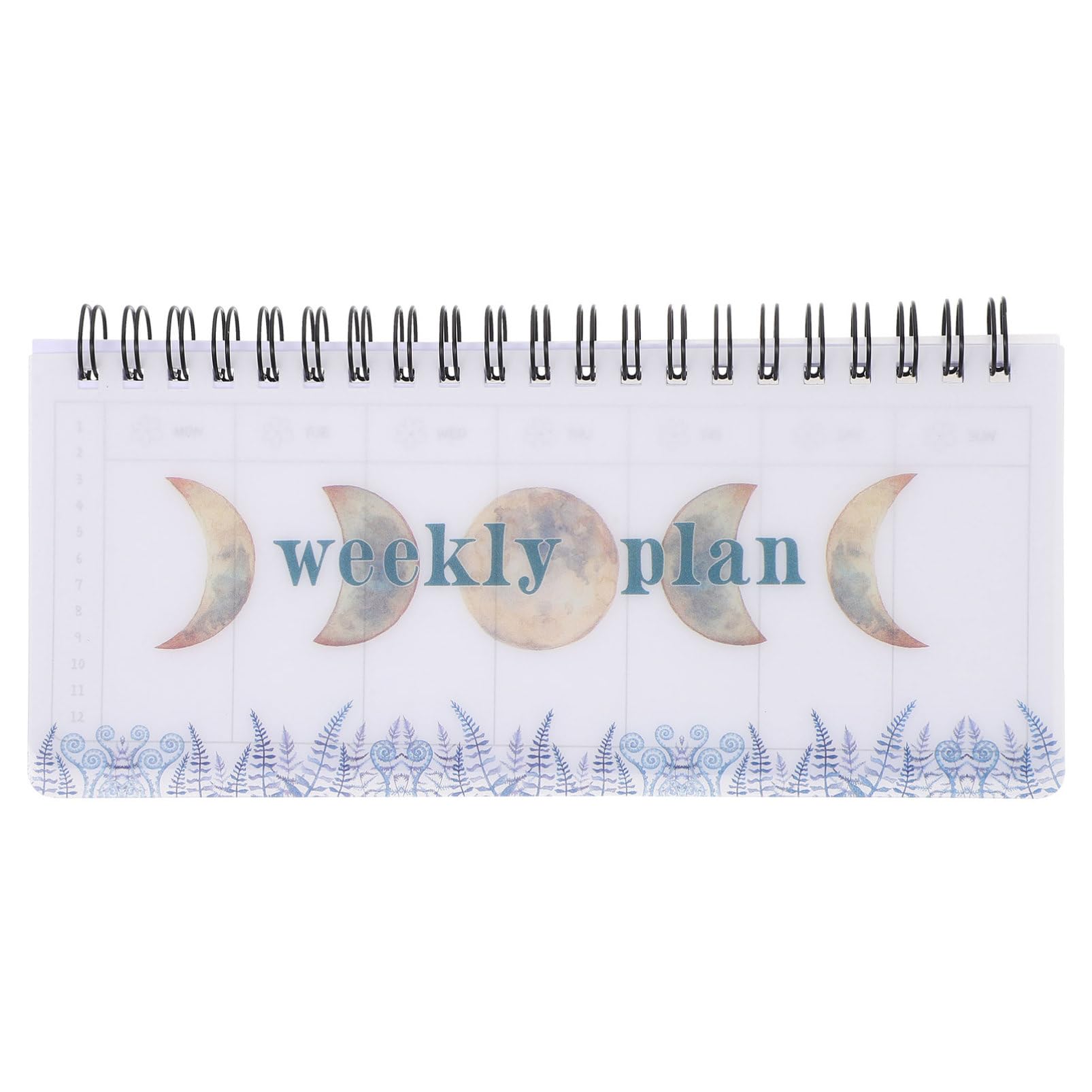 MAGICLULU Weekly Planner Book Student Notebook Binder Organizer A5 Weekly Planner Landscape Compact Notepad for School Schedules Notes Memo Daily Use and Academic Planning