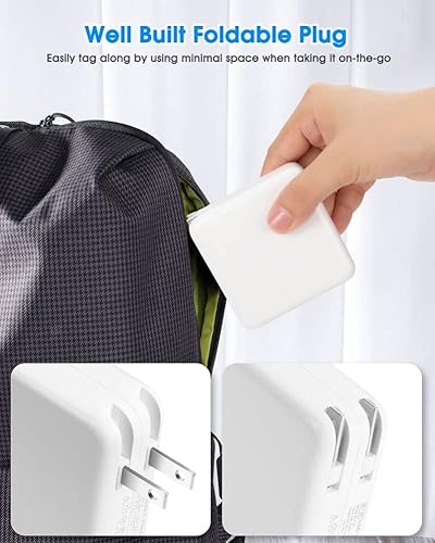 Mac Book Pro Usb C Charger, 96W Usb C Fast Charger Power Adapter Compatible With New Macbook Air 13 Inch & Macbook Pro 16" 2021 2020 2019 2018, With 6.6Ft Usb C Cable #TOP6