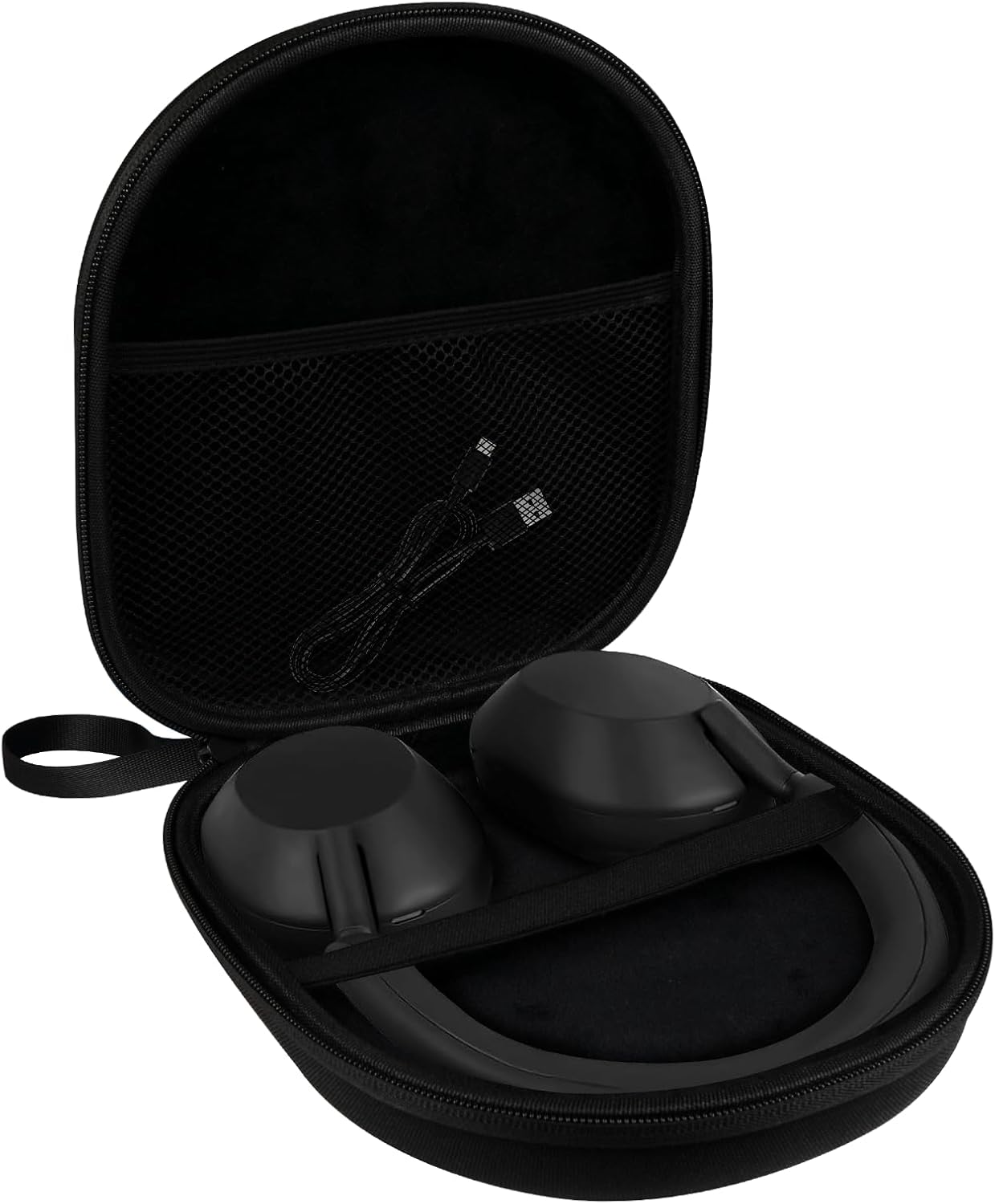 Headphone Headset Case Compatible with JBL Tune 510BT/520BT/670NC Live 460NC, with Sony WH-CH520/510 Portable Travel Carrying Wireless Headphone Case for On Ear Headphones (Black)