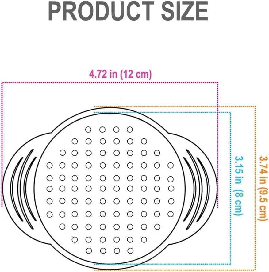 Miniatura 9 de Colador de latas de alimentos de acero inoxidable, filtro de prensa de atún metálico, tapa de conserva, escurridor de aceite, herramientas de cocina