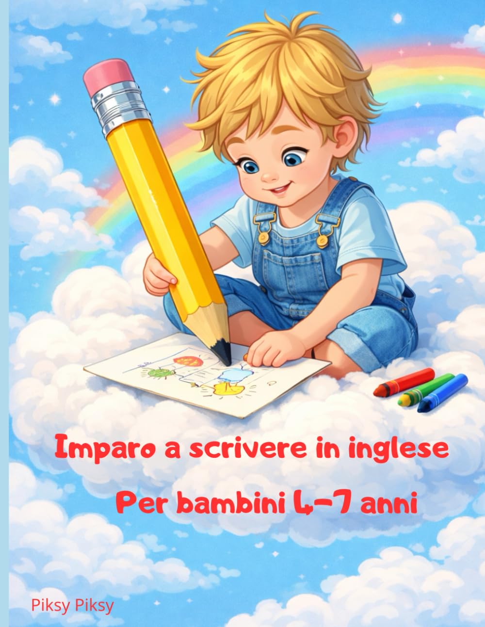 Imparo A Scrivere In Inglese Per Bambini 4-7 Anni: Un libro educativo per bambini dai 4 ai 7 anni