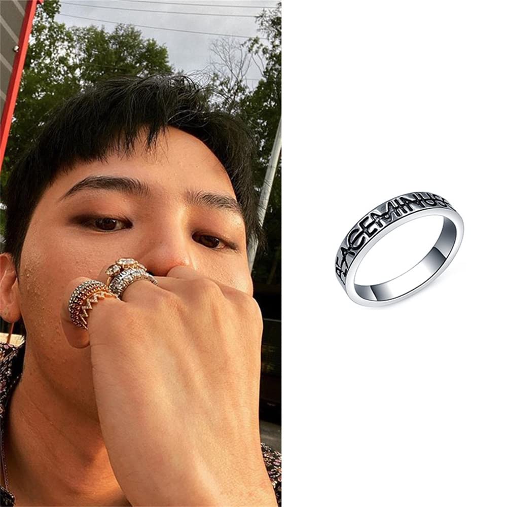 G-DRAGON PEACEMINUSONE リング PEACEMINUSONE - G-DRAGON Übermensch シルバーリング タトゥー