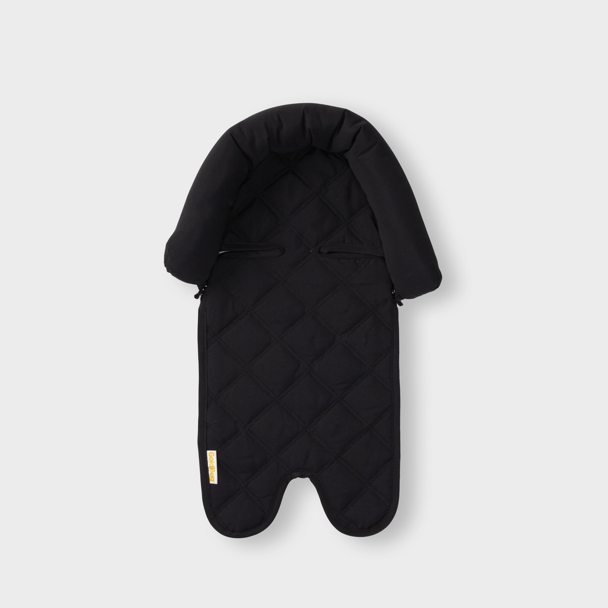 GoldBug Baby & Toddler 2-in-1 Car Seat Head Support - Black