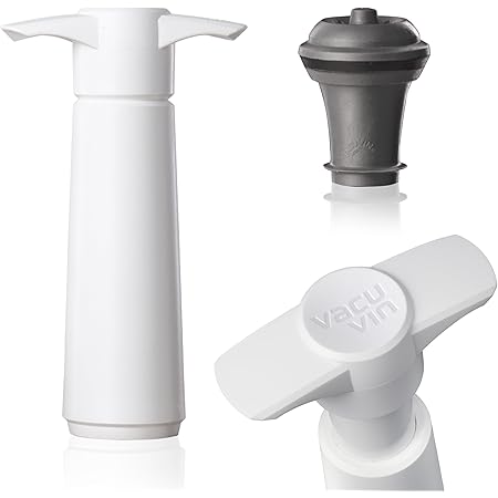 Pompa Sottovuoto Vacu Vin Per Vino: Conserva Bottiglie Aperte Fino A 7 Giorni - Foto 2