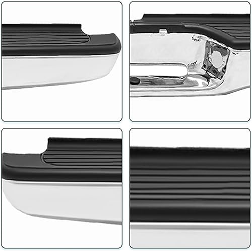 Vista 6 de Reemplazo del conjunto de parachoques trasero para Toyota Tacoma 1995 1996 1997 1998 1999 2000 2001 2002 2003 2004, parachoques de acero cromado