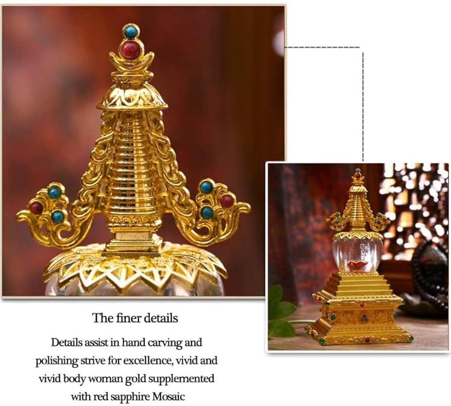 美品☆  手作りする  純銅  千仏舎利塔  工芸品  置物2 美品☆ 手作りする 純銅 千仏舎利塔 工芸品 置物2