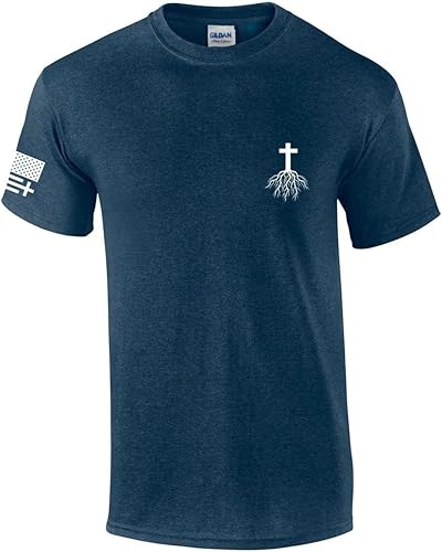 Miniatura 2 de Camiseta cristiana para hombre con números de emergencia de la Biblia, versículos, manga corta, diseño gráfico