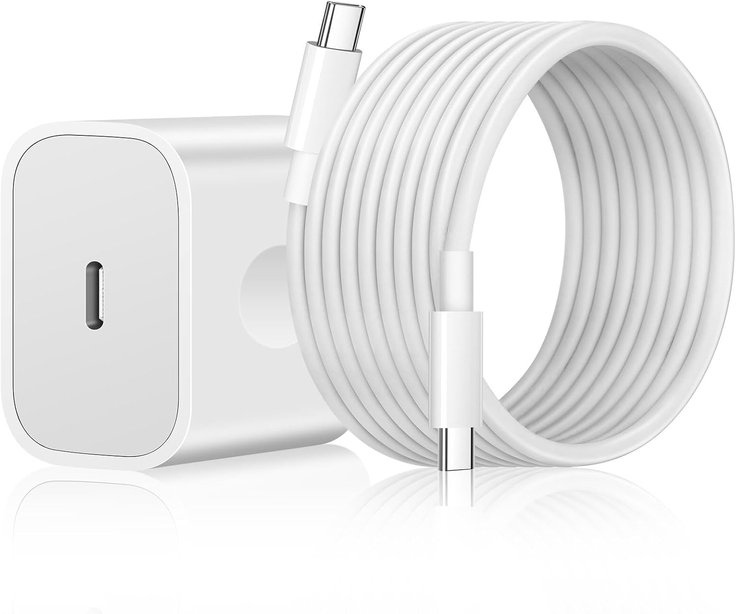 Ipad Charger USB C Fast Charging for iPhone 16 15, iPad Pro 12.9, iPad Pro 11 inch, iPad Air 5th/4th, 2022 iPad 10th Generation, iPad Mini 6, Pixel 5/2X /3XL,with 6.6ft USB C to C Charging Cable Thumbnail