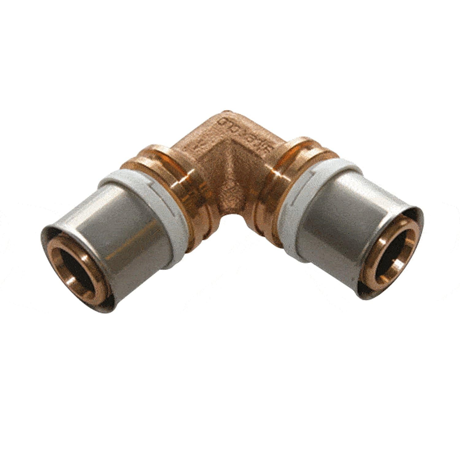 Coude à sertir 90° pour système multicouches 75 x 5 LAITON - Raccord et tube
