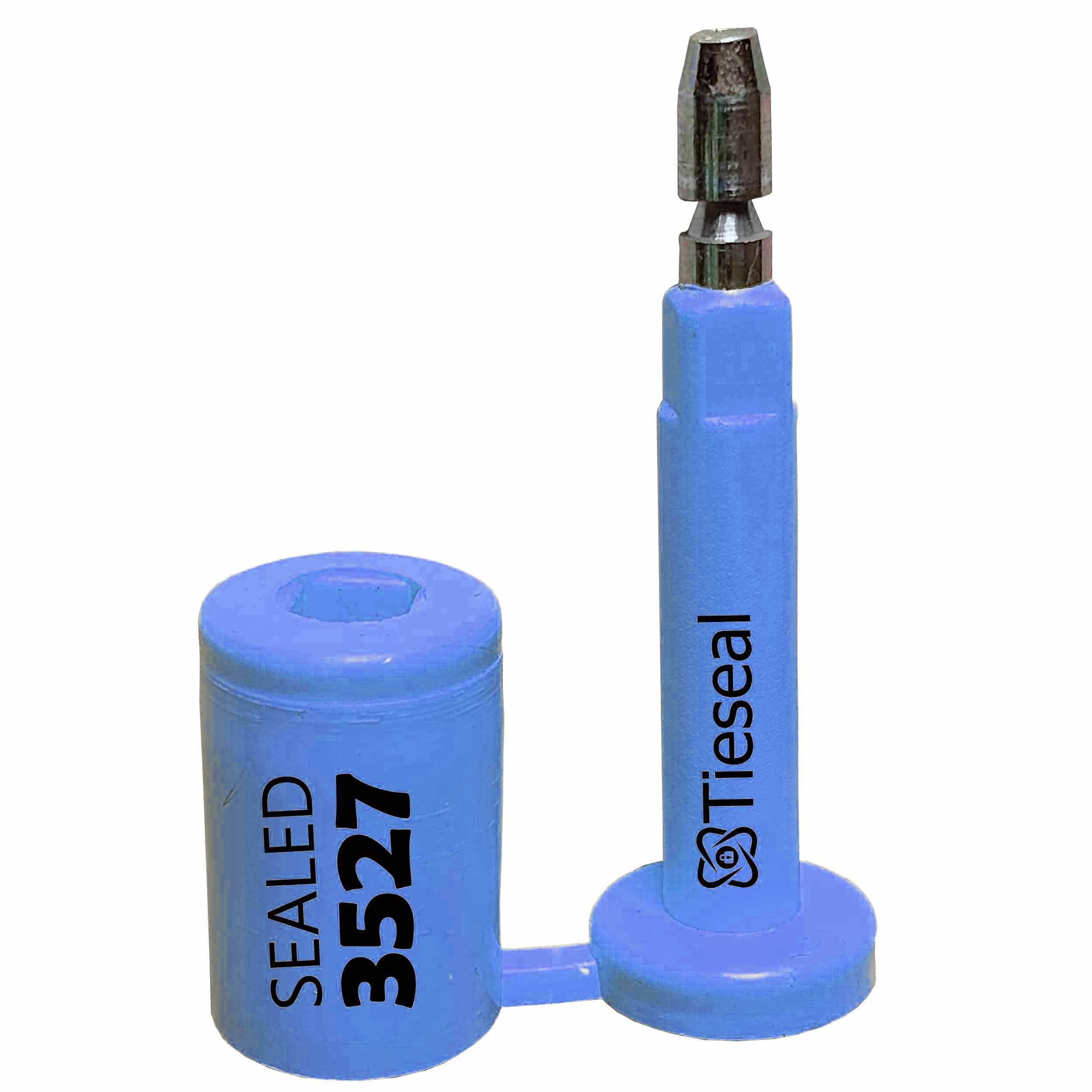 Tieseal Container Seal Bolt Seal Truck Seal for Cargo Containers, Trucks, Railways, Wagons, and Trailers Blue Color 50 Pcs-image-37