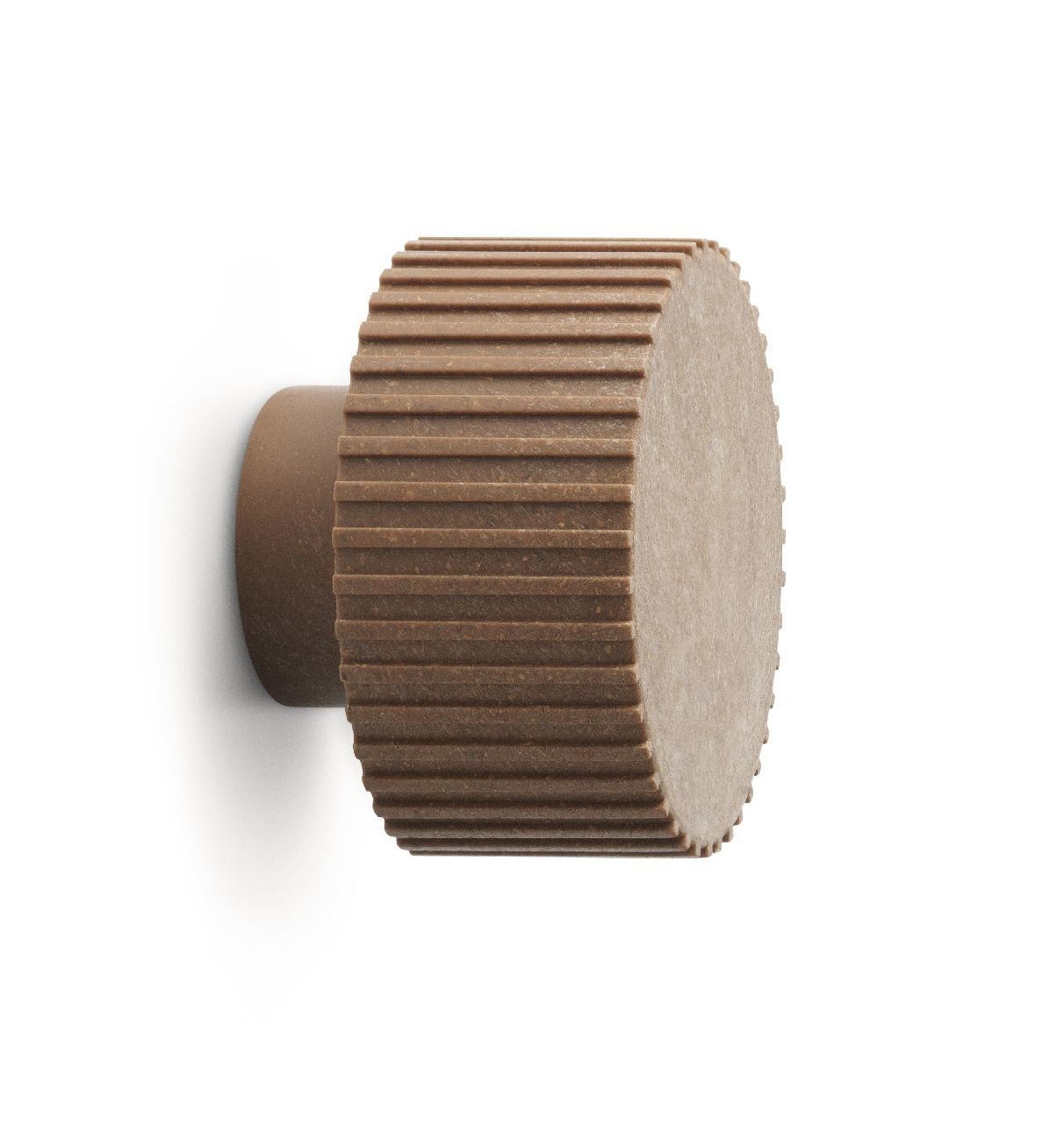 Normann CopenhagenChip Wall Bracket Wood Fibre Polypropylene Brown Height 4.5 cm Diameter 6.1 cm