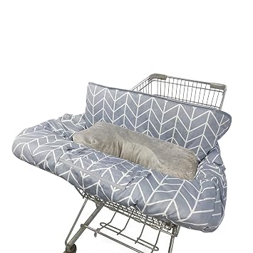 Shopping Cart Covers for Baby, Seat positioner High Chair Cover, Machine Washable for Infant, Toddler, Boy or Girl