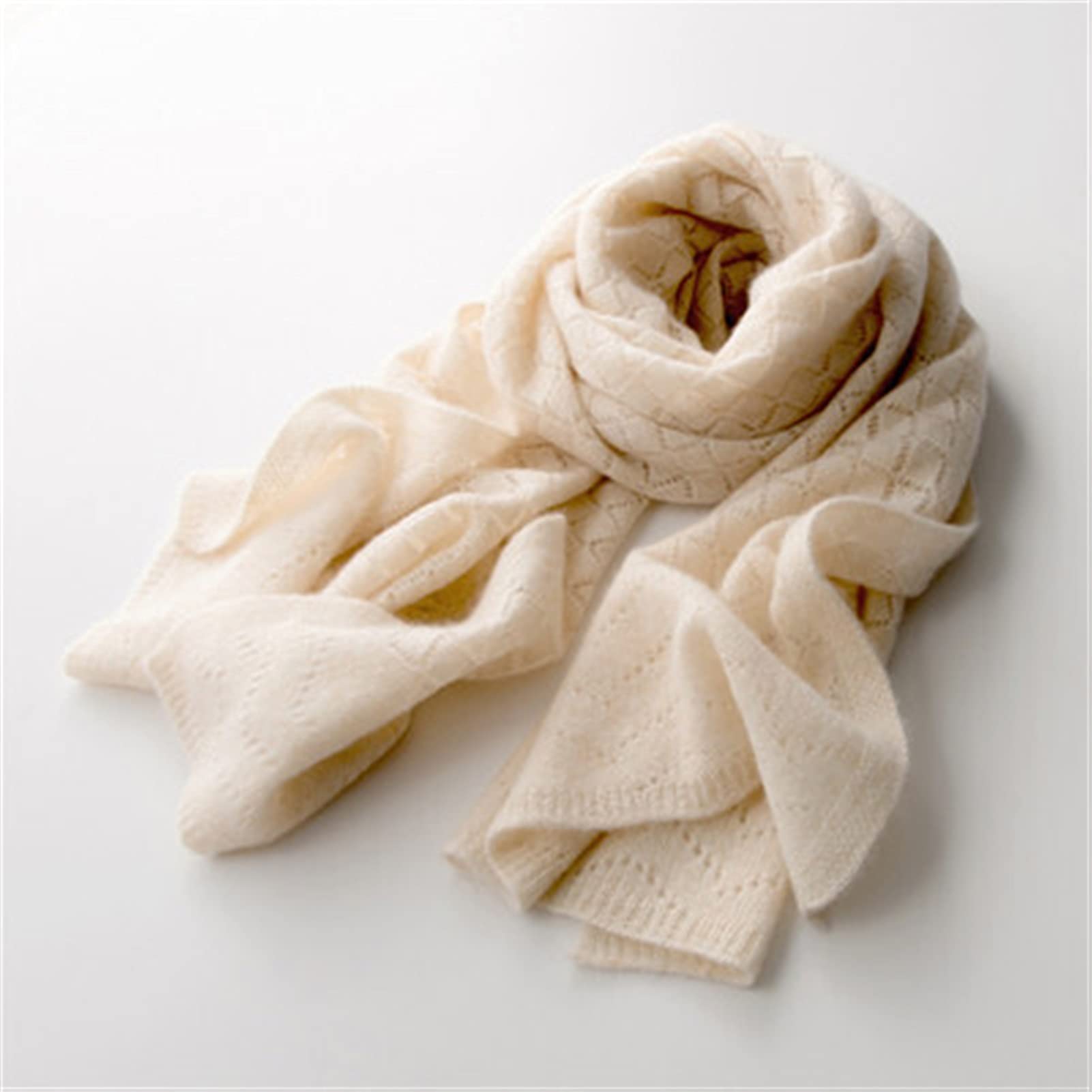 Chal Bufanda de Cachemira Pura Hombres Mujeres Punto Mantener Caliente Invierno Otoño Otoño e Invierno Bufanda de Cachemira Pura Premium Bufanda de Cachemira (K 180)