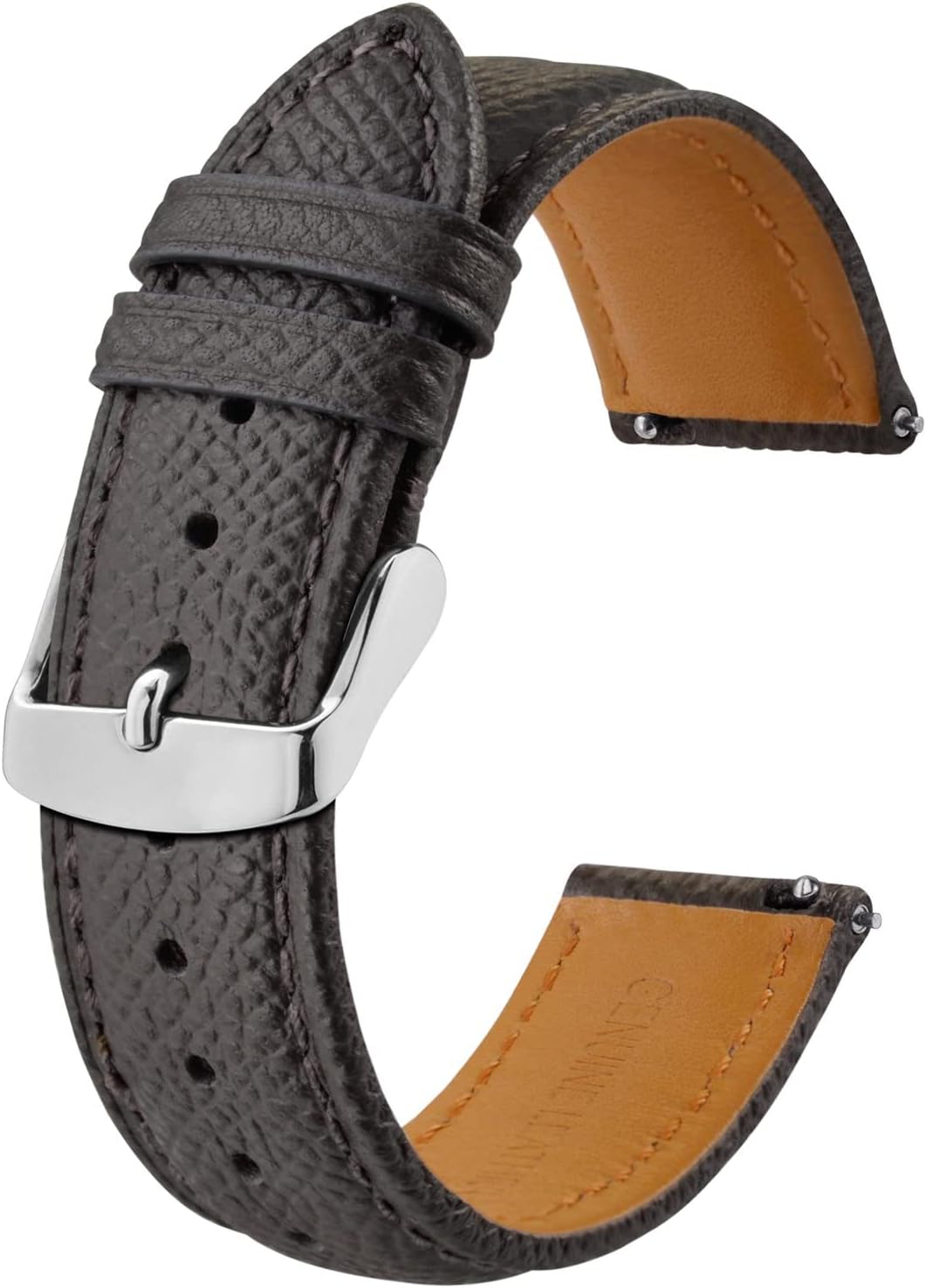 Watch Straps with Quick Release, Texture Leather Watchbands for Men Women, 18mm 20mm 22mm