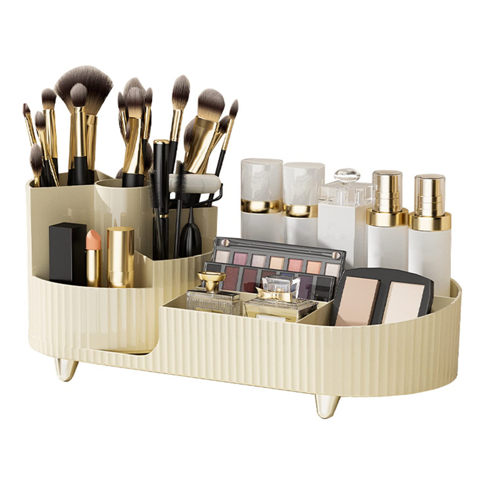 Kalttoy Desktop Cosmetic Storage Box Desktop Lipsticks Eyeshadow Skincare Organizer for School Pen Pencil Organization Cosmetic Storage Box
