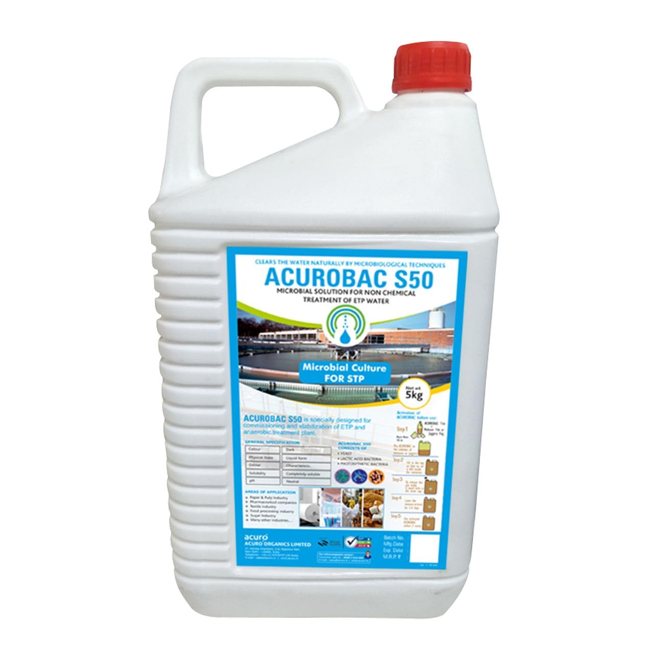 ACUROBAC S50 - Bioculture for STP Plants (5 L) (B07KDR3ZCK) Amazon Price History, Amazon Price Tracker