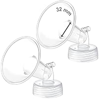 Vista 34 de Maymom Pieza de bomba compatible con Spectra S1, S2 Spectra 9 Plus Breastpump; Incluye brida de boca ancha (Una brida - brida de 18 mm) No es una