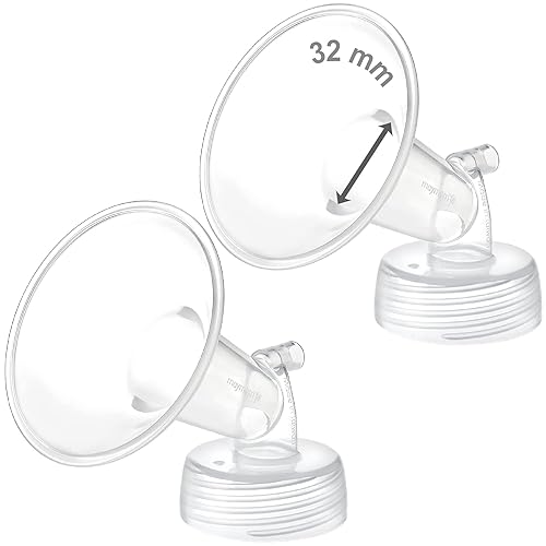 Miniatura 53 de 1 bomba Maymom de dos piezas de cuello ancho de 0.394 pulgadas para bombas Spectra S1/S2; bridas de boca ancha; no brida Spectra original Una brida