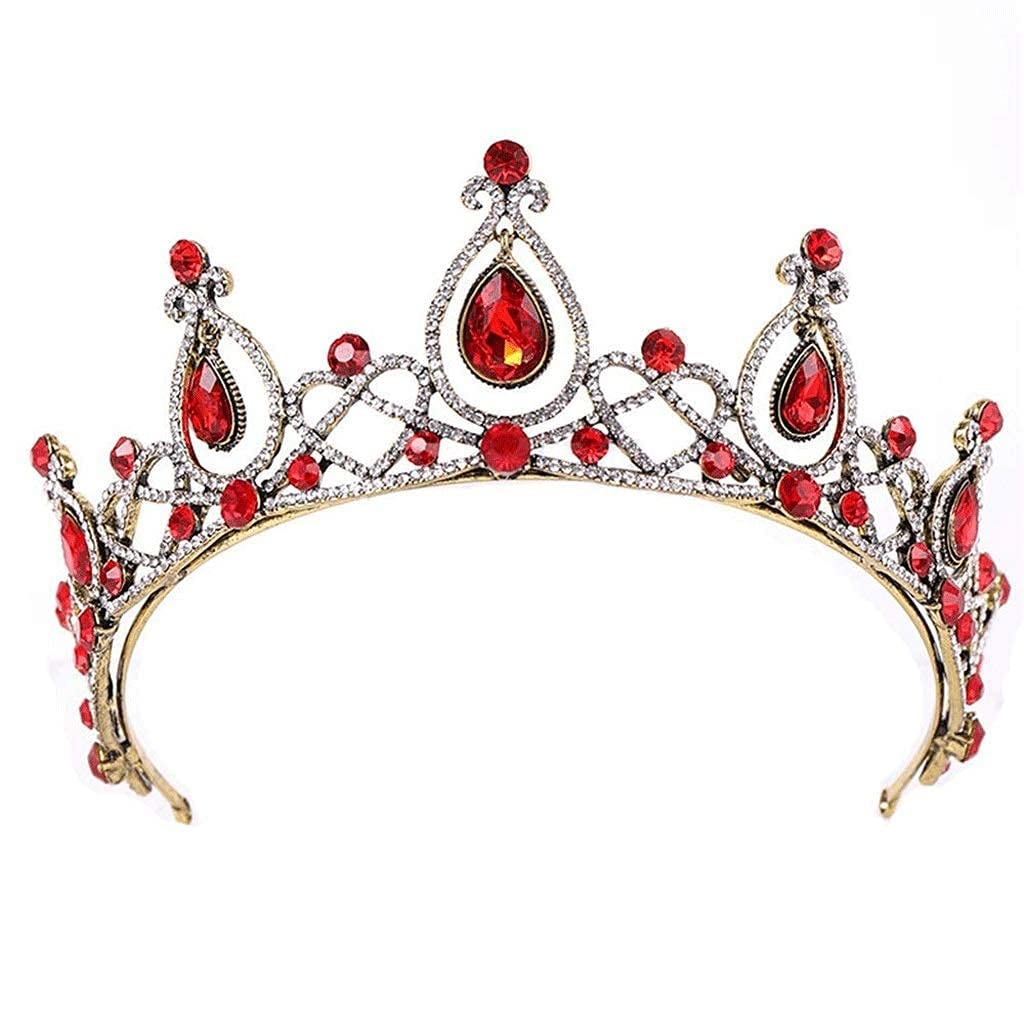 korona dekoracyjna, Księżniczka Tiara Korona z Grzebieniem Królowa Ślubu Cosplay Boże
