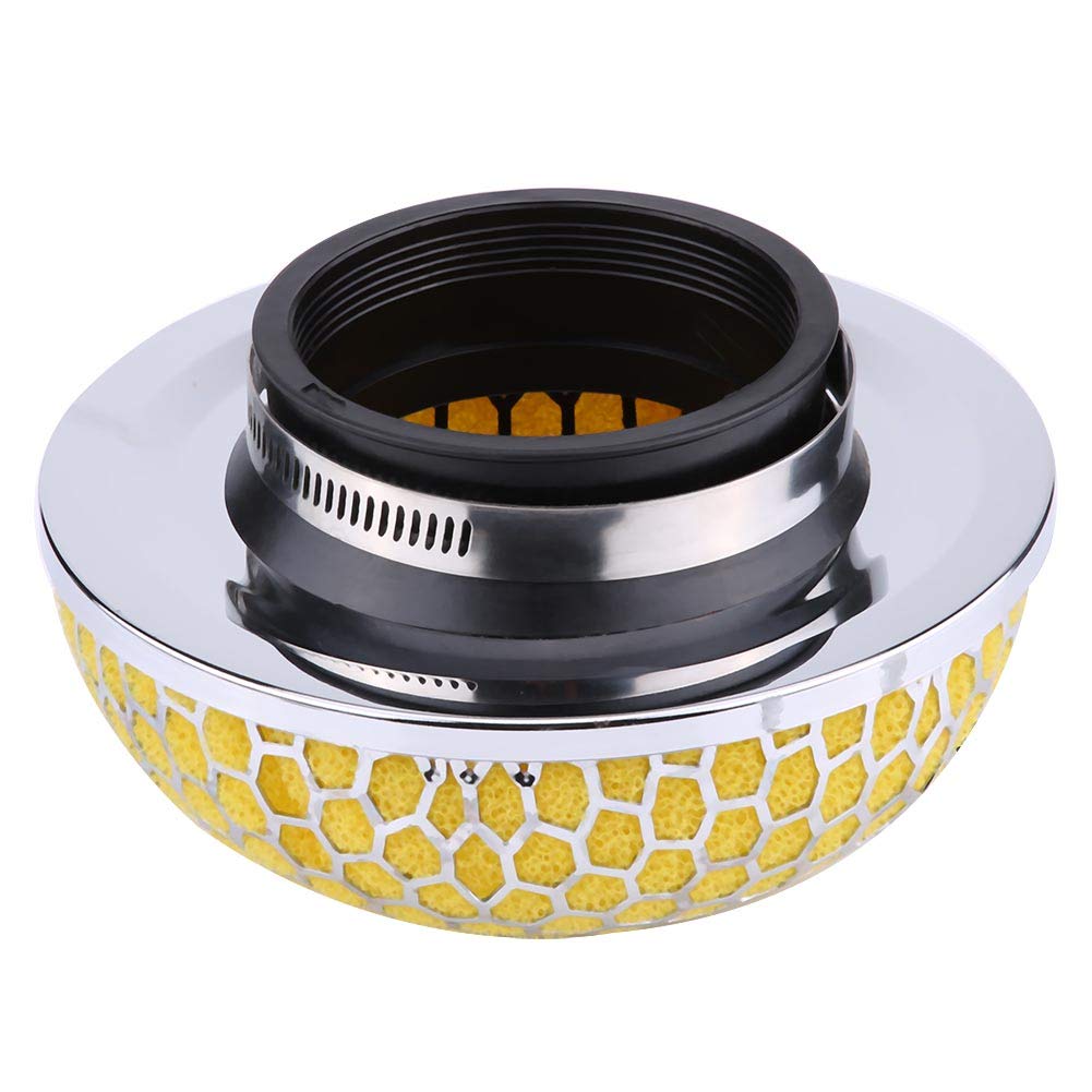Luchtfilter, 3 Luchtinlaatfilter High Flow Wasbare Universele Spons Honingraat Mesh Paddestoel High Flow Wasbare JDM Performance(blauw