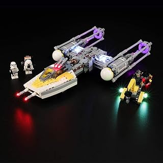BRIKSMAX Led Lighting Kit for Y-Wing Starfighter - Compatible with Lego 75172 Building Blocks Model- Not Include The Lego Set