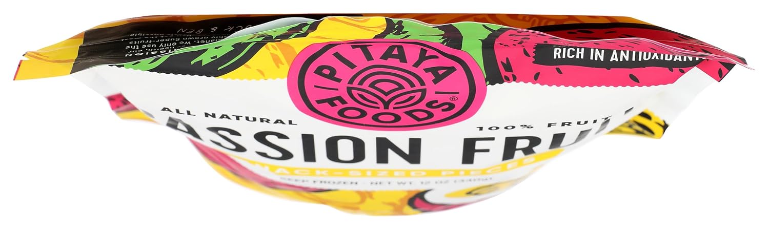PITAYA PLUS Bite Sized Passion Fruit Pieces, 12 OZ