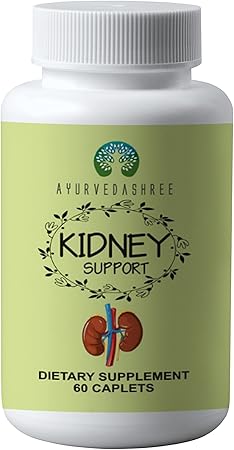 Kidney Support Herbal Supplement - Supports Healthy Kidney Function, Vegan, Gluten-Free - Each Caplet of 1000 MG