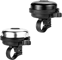 Vista 26 de Accmor Campana de Bicicleta Clásica, Campana de Bicicleta de Aluminio, Campana de Bicicleta de Sonido Fuerte Nítido y Claro para Adultos y Niños